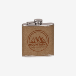 6 oz. Leather Stainless Steel Flask