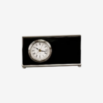 Black Horizontal Desk Clock