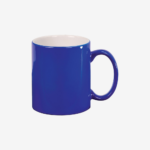 Blue 11 oz. Round Ceramic Mug