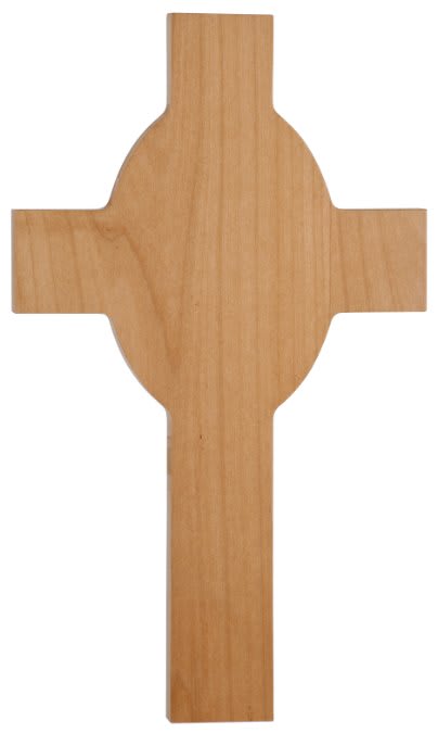 Genuine Red Alder Cross