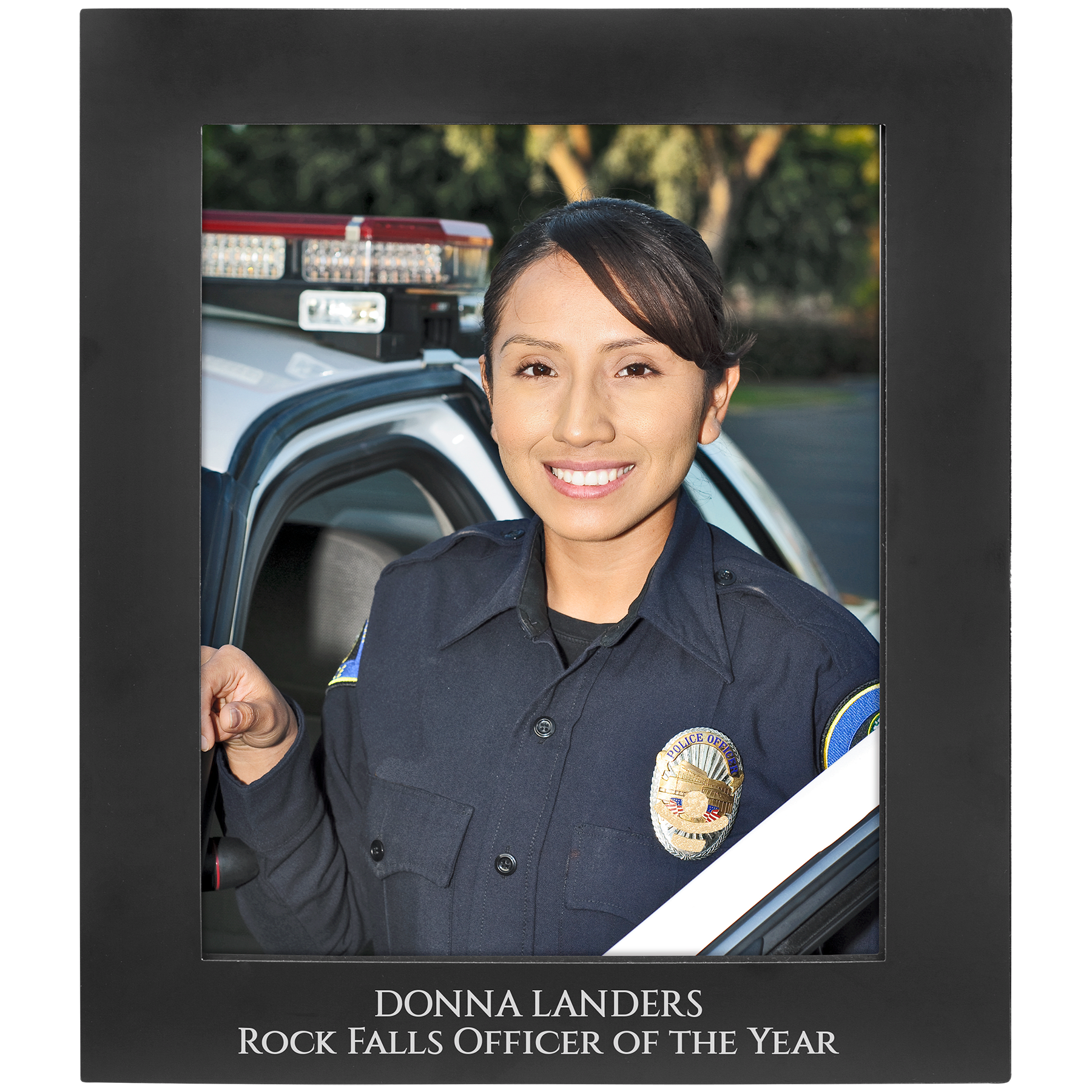 Black Anodized Aluminum Photo Frame