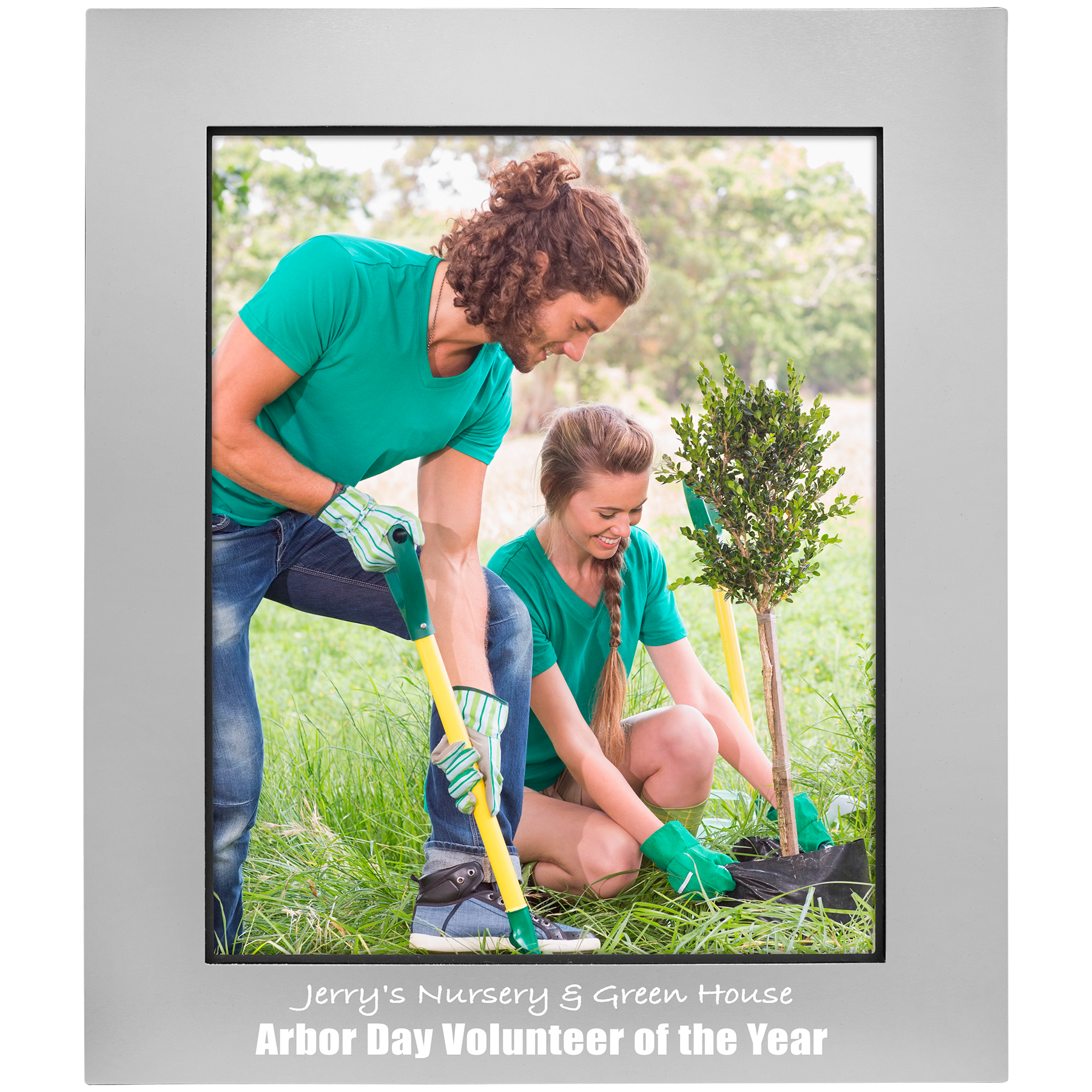 Gray Anodized Aluminum Photo Frame