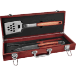Rosewood Finish BBQ Gift Set
