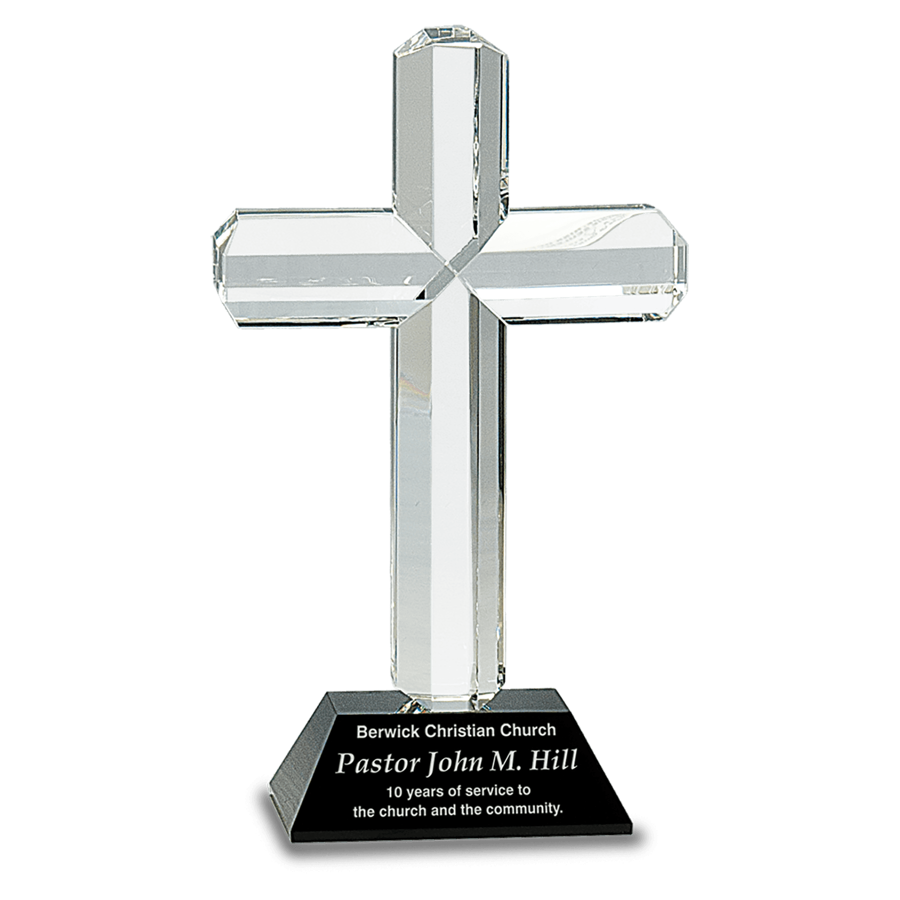 Cross with Black Base