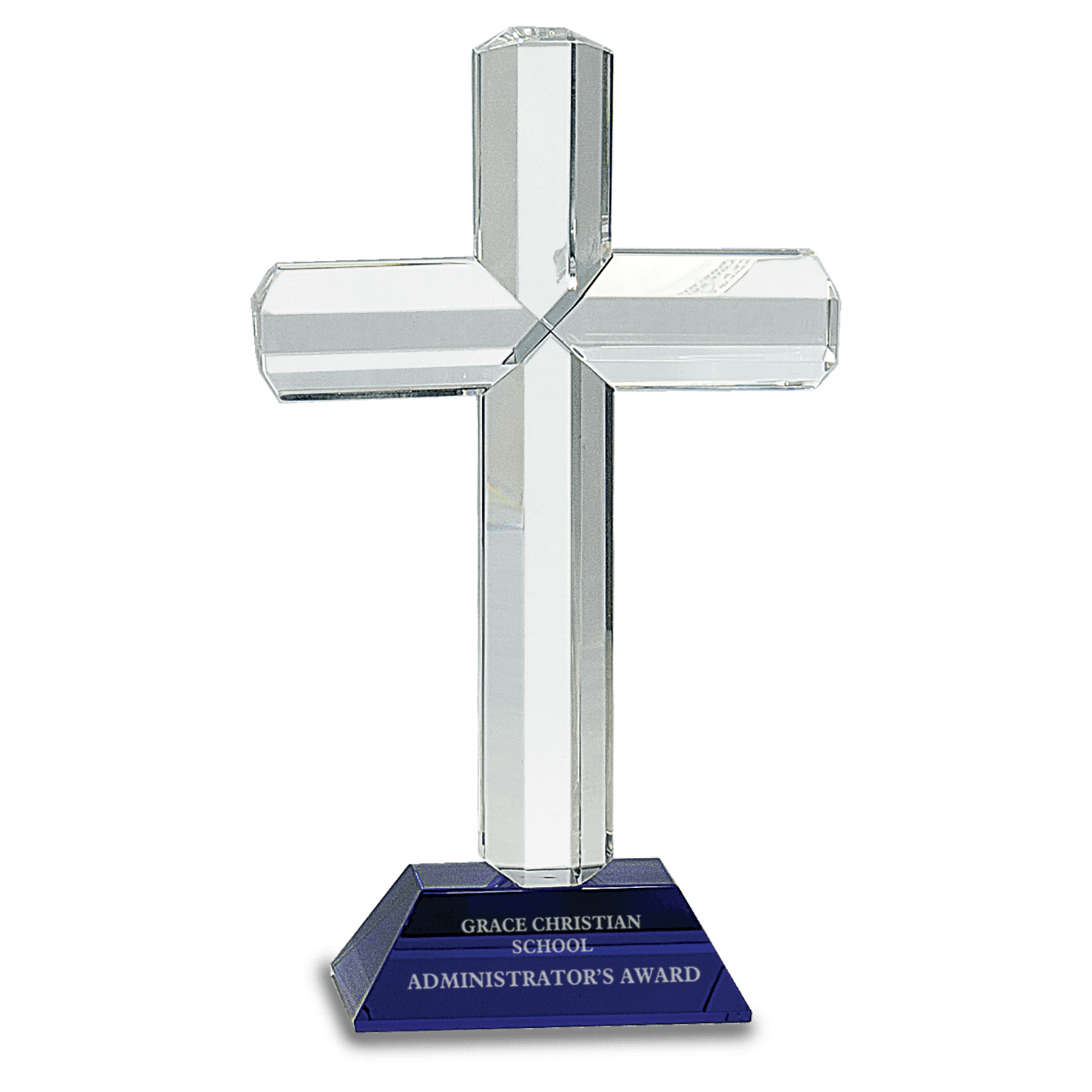 Cross with Blue Base