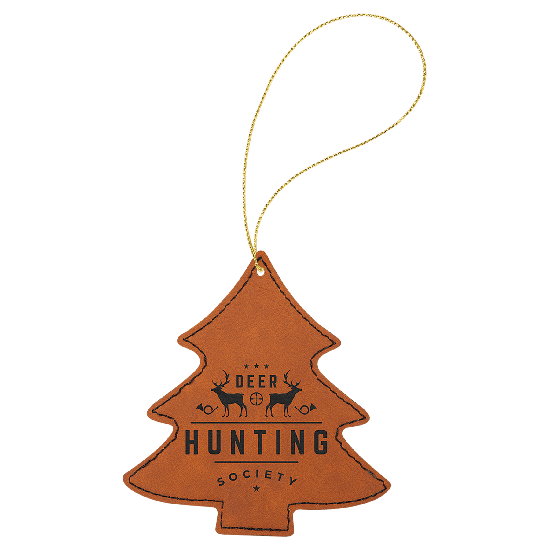 Rawhide Leatherette Tree Ornament