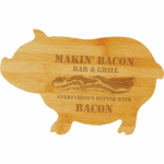 Bamboo Pig Cutting Board
