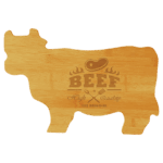 Bamboo Cow Cutting Board
