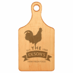 Maple Paddle Shaped Cutting Board