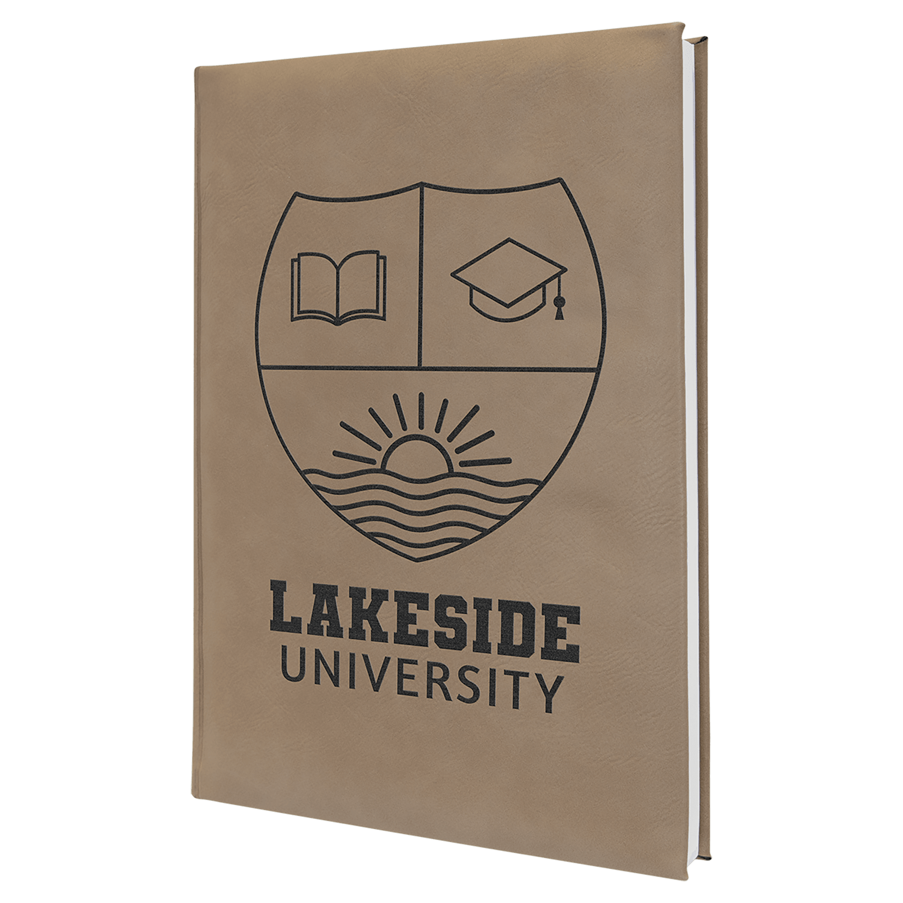 Light Brown Leatherette Journal