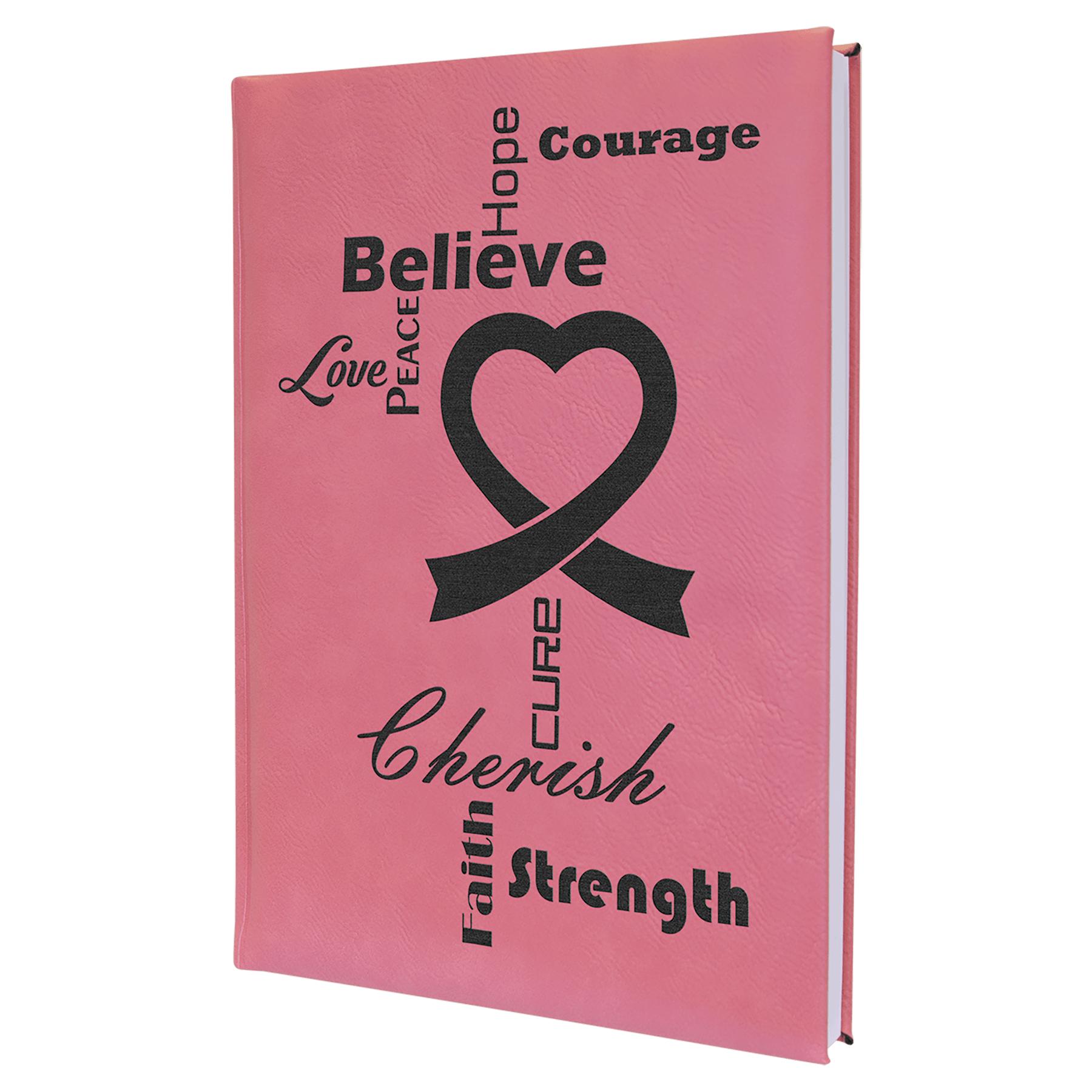 Pink Leatherette Journal