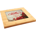 Bamboo Trivet with  6" x 6" Insert Area