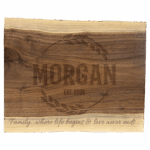 Natural Black Walnut Cutting and Charcuterie Board