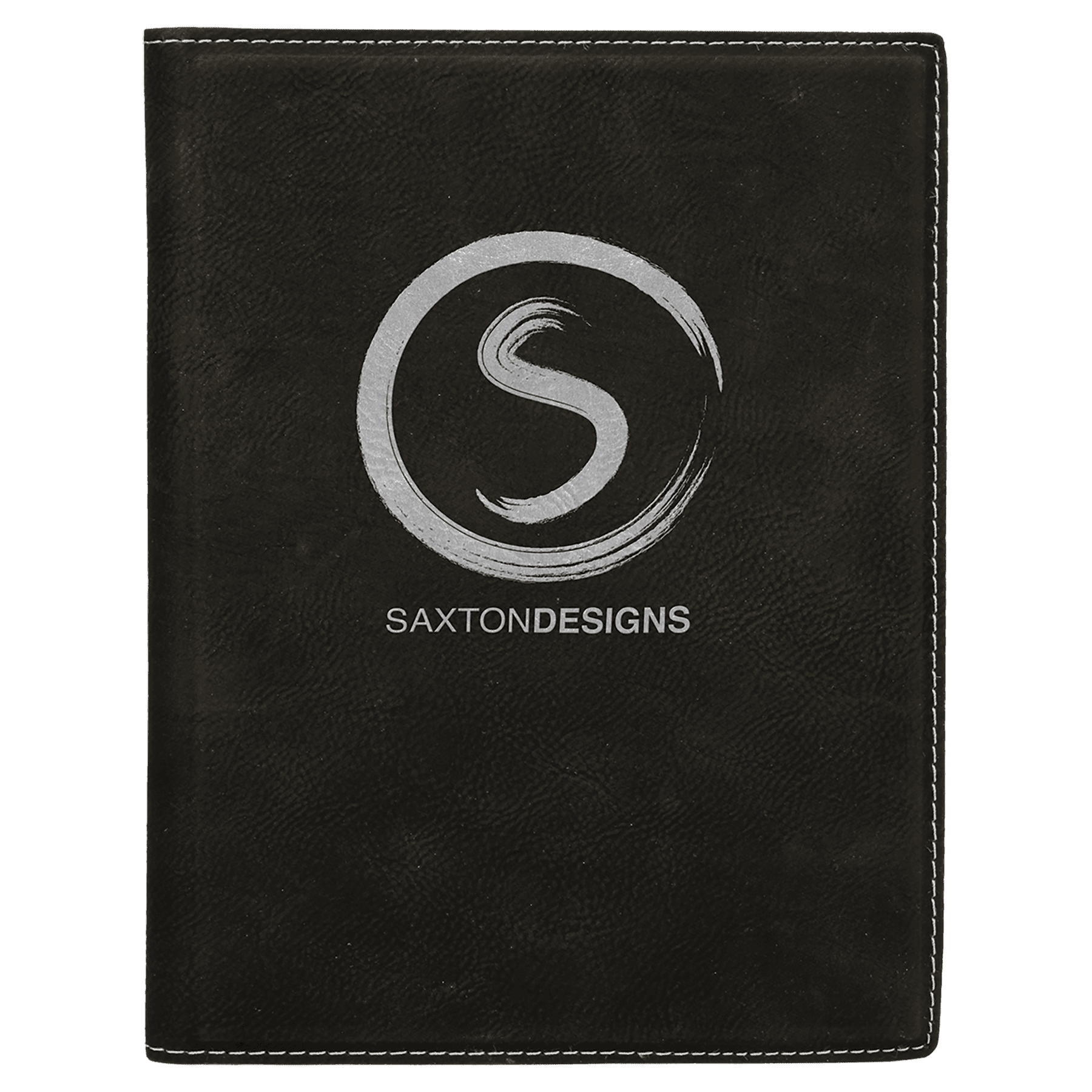 Black/Silver Leatherette Portfolio