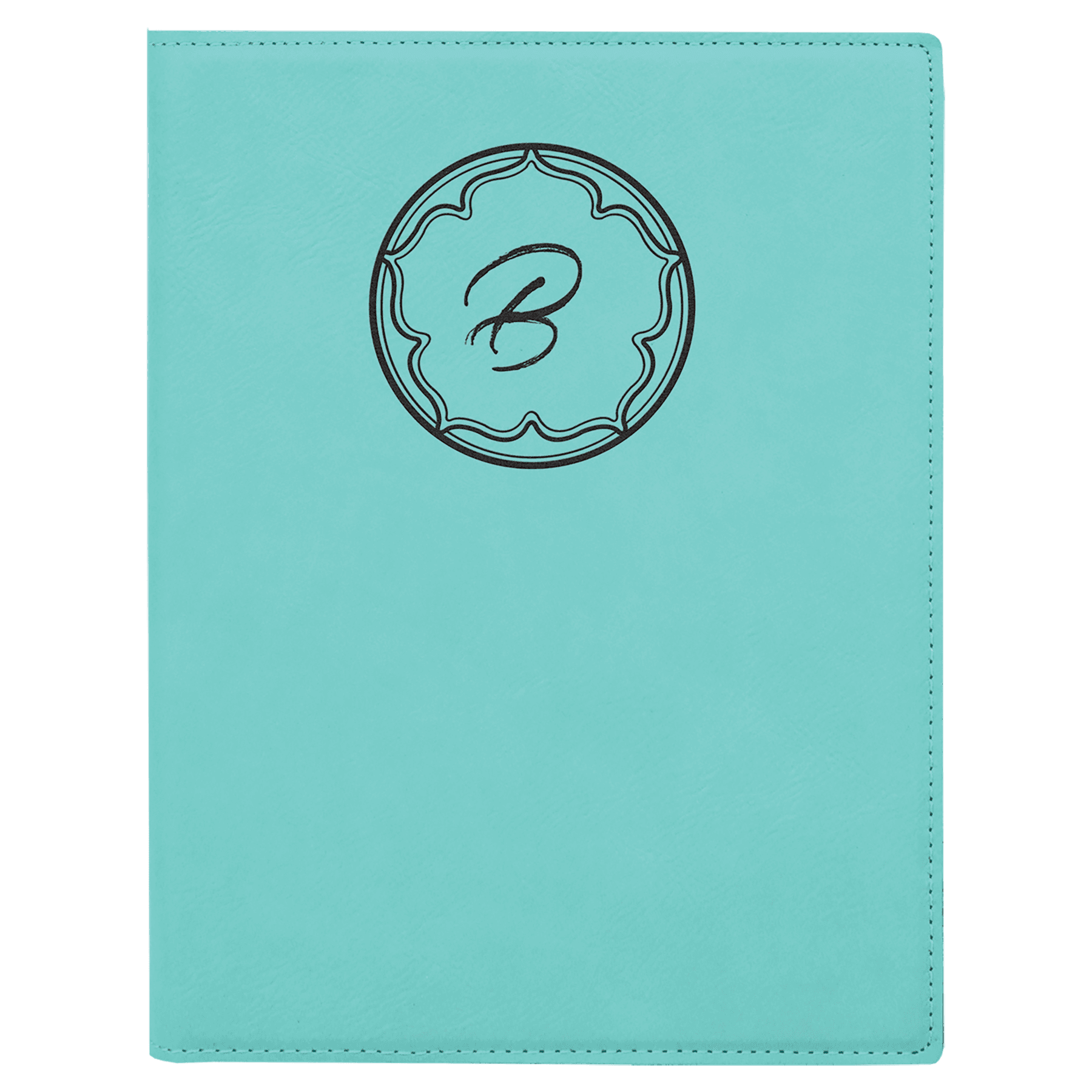 Teal Leatherette Portfolio