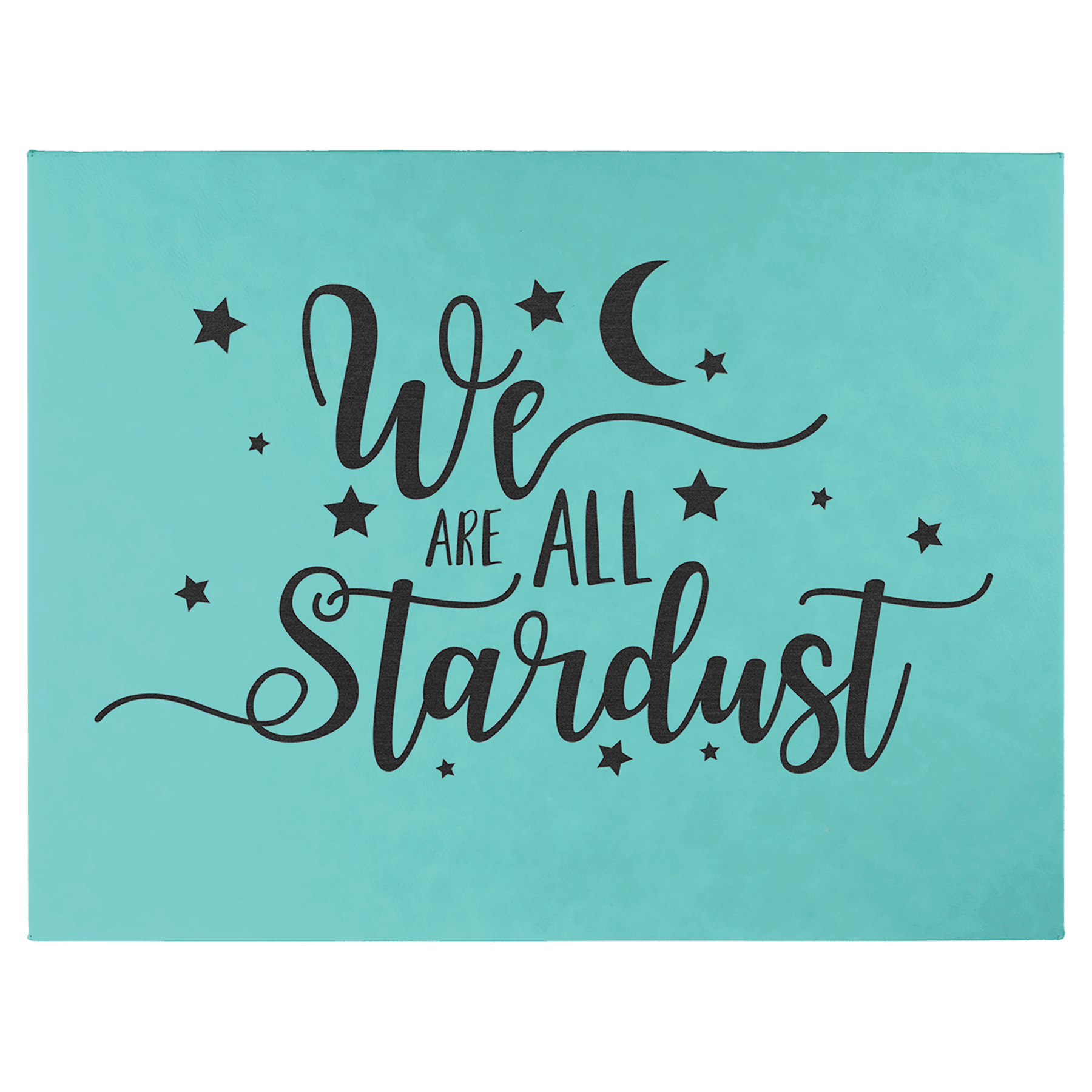 Teal Leatherette Wall Decor/Signage