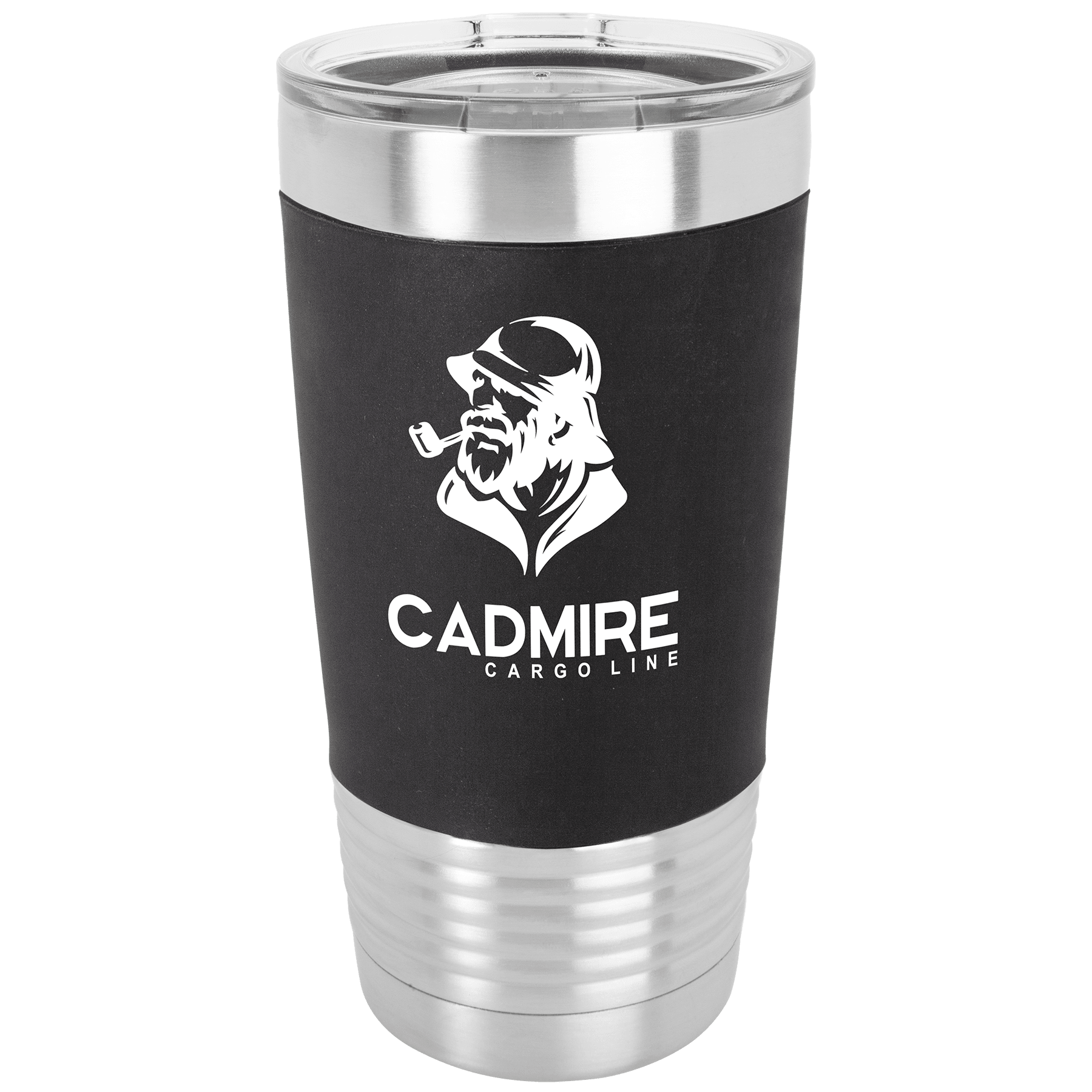 Black/White Polar Camel Silicone Grip Tumbler