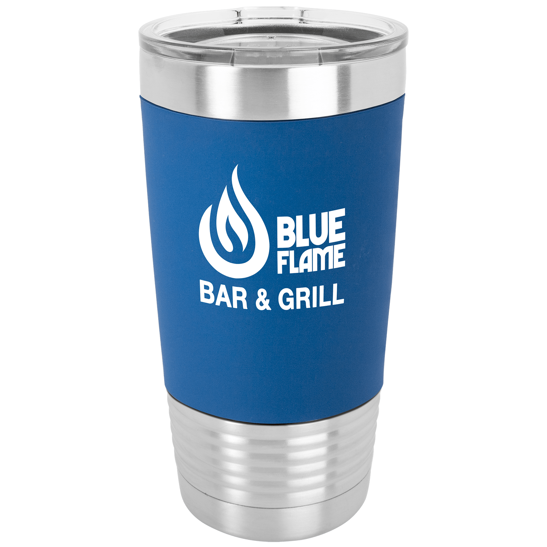 Blue/White Polar Camel Silicone Grip Tumbler