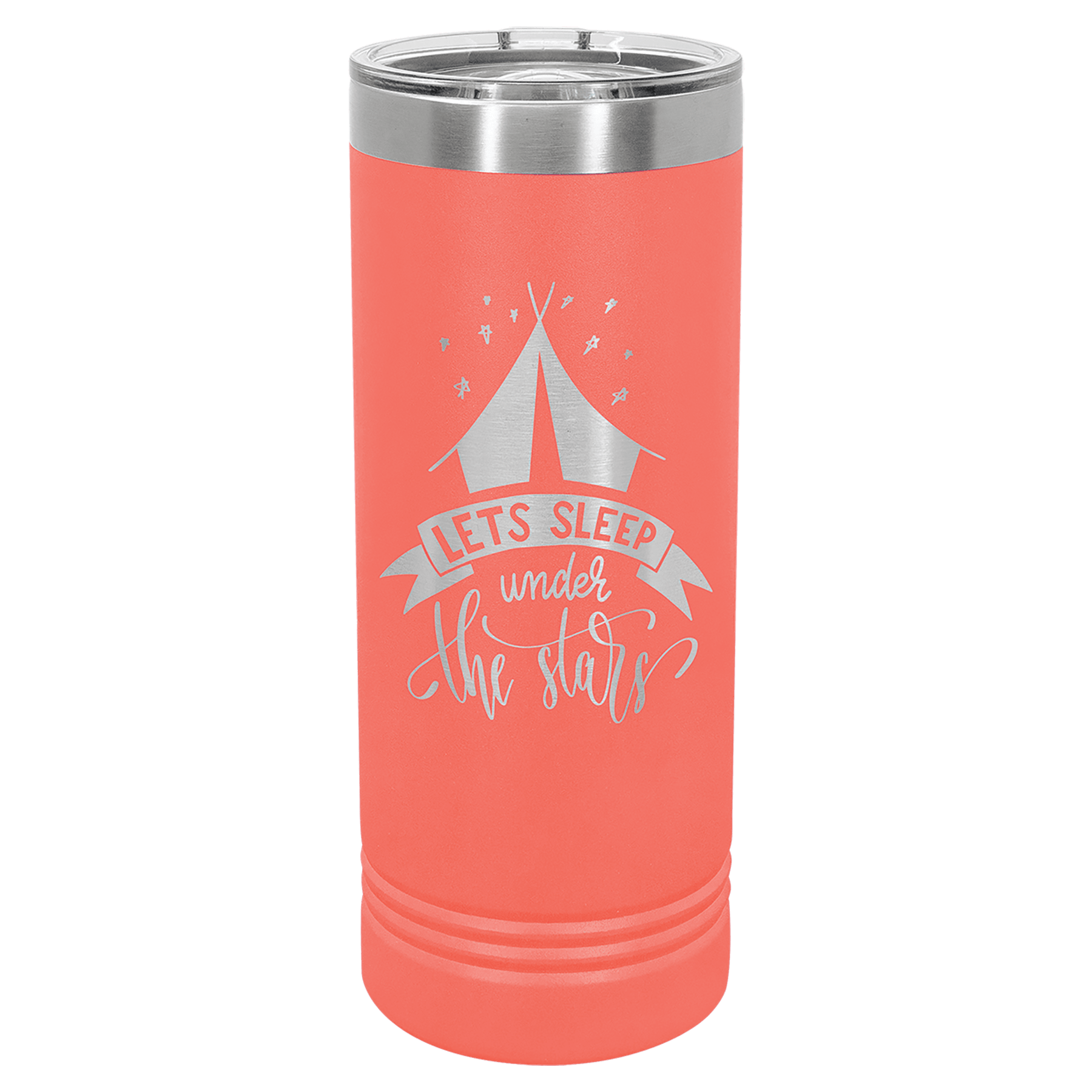 Coral 22 oz. Polar Camel Skinny Tumbler with Slider Lid