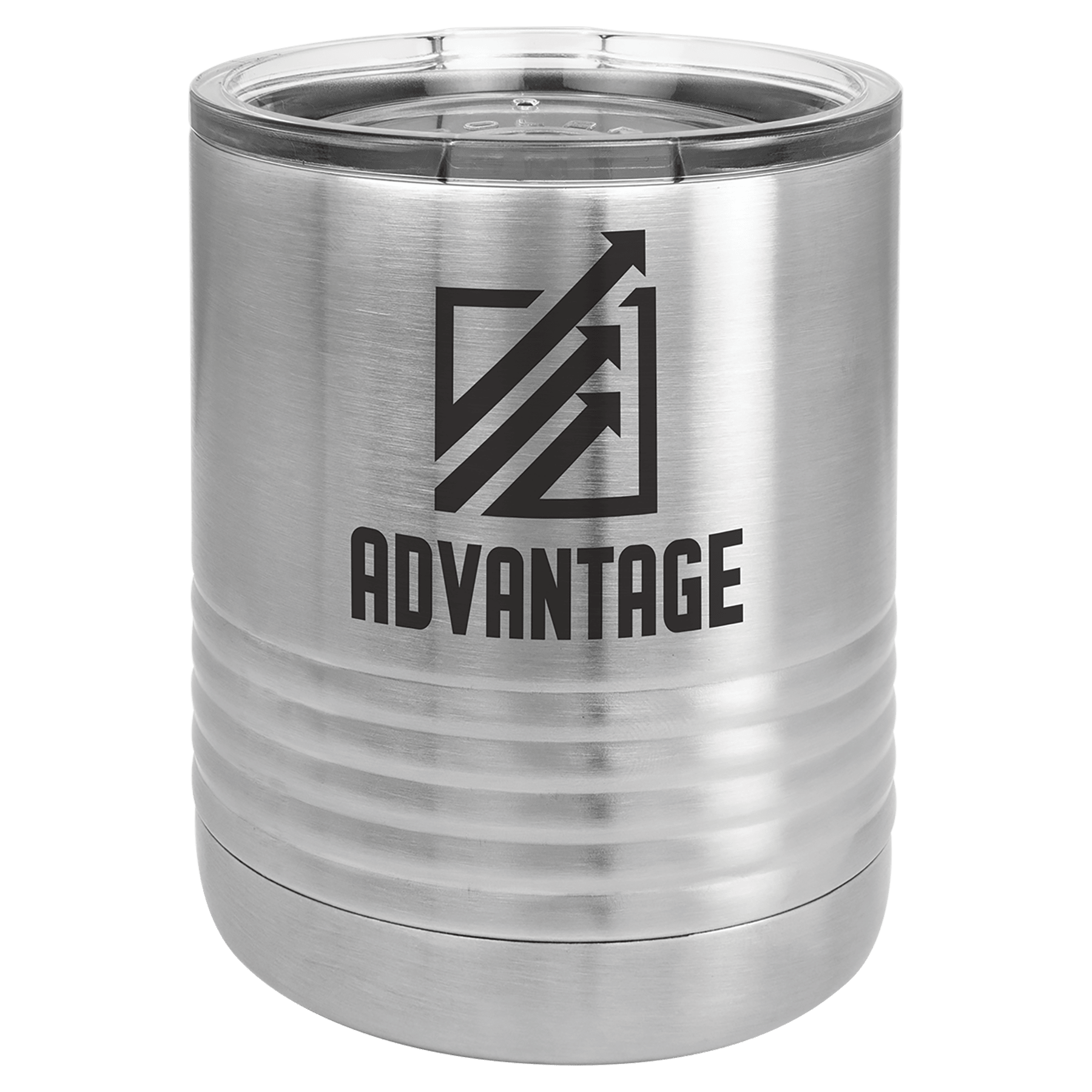 Stainless Steel 10 oz. Polar Camel Ringneck Tumbler with Clear Lid