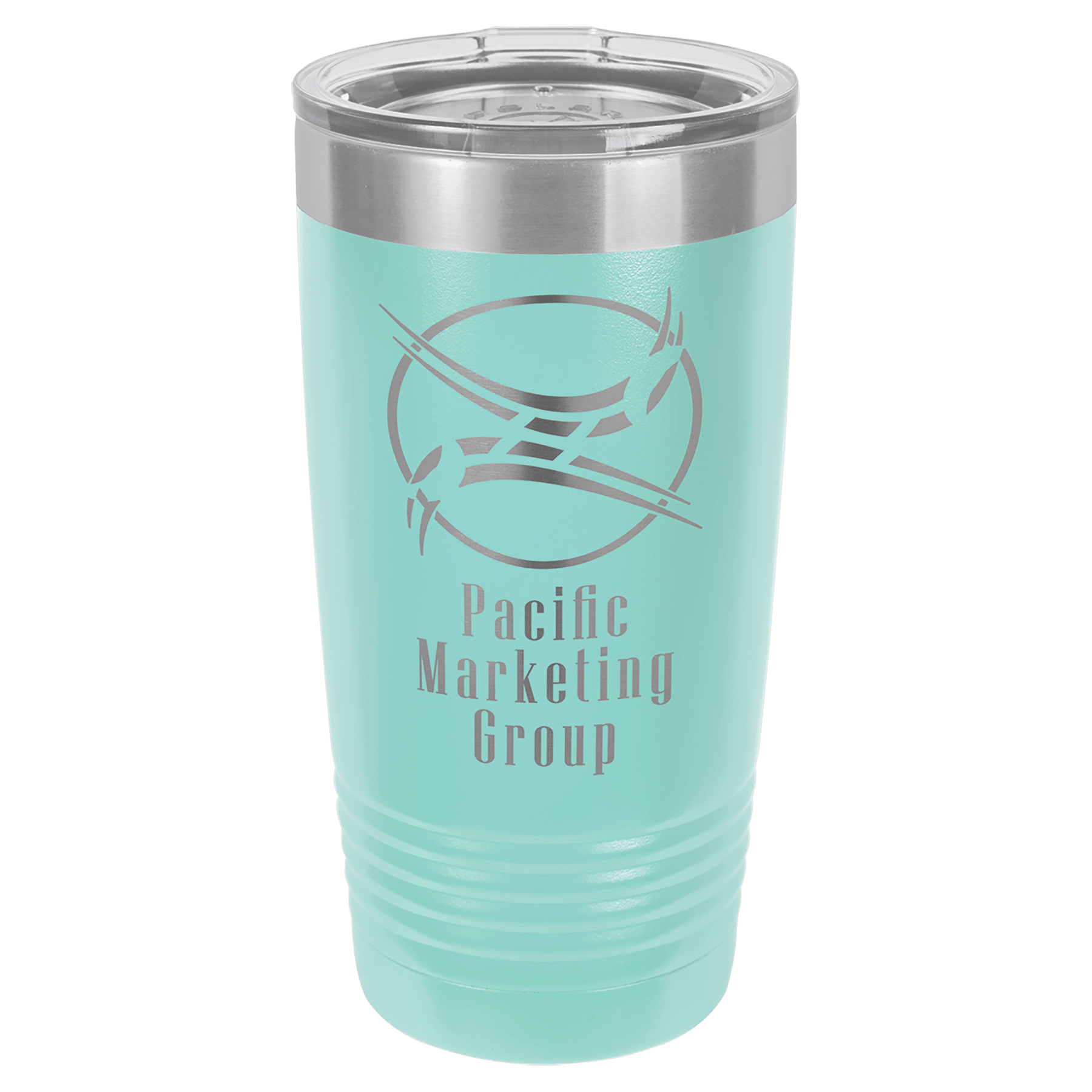 Teal 20 oz. Polar Camel Ringneck Tumbler with Clear Lid