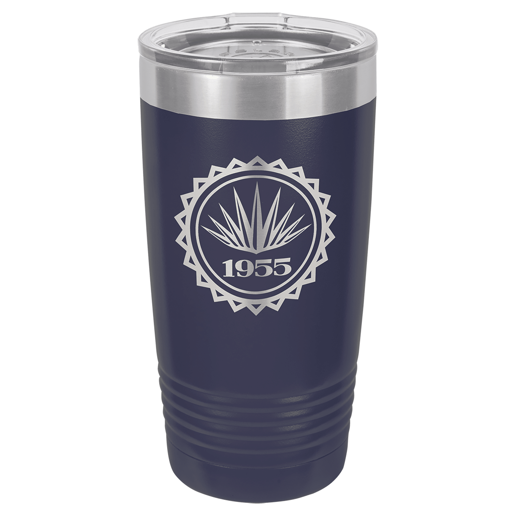 Navy Blue 20 oz. Polar Camel Ringneck Tumbler with Clear Lid