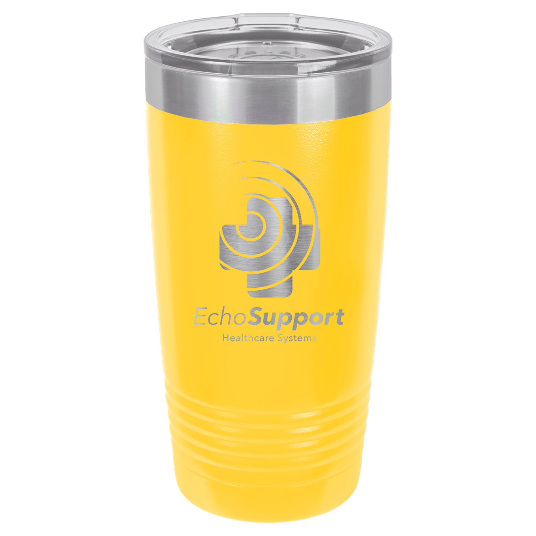 Yellow 20 oz. Polar Camel Ringneck Tumbler with Clear Lid