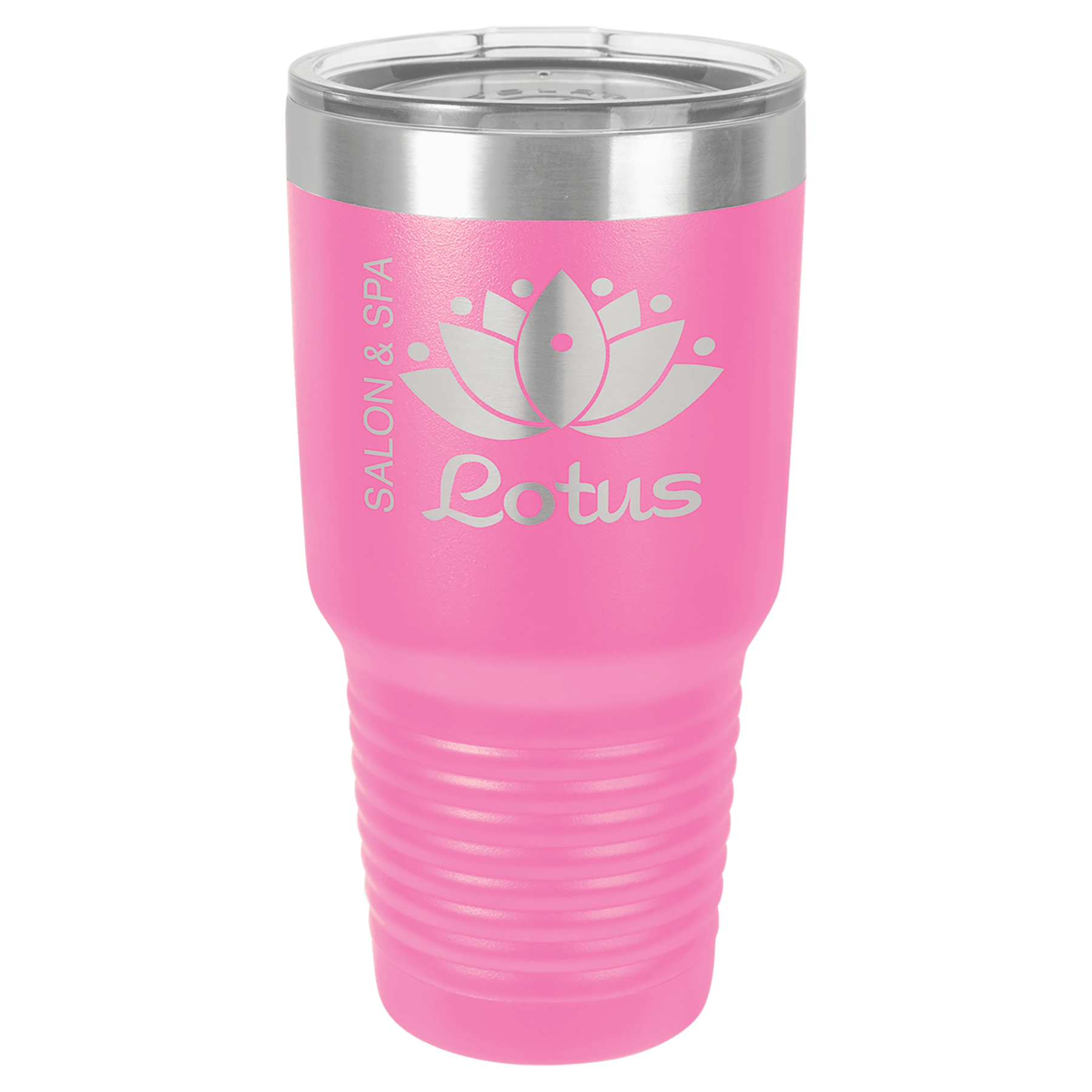 Pink 30 oz. Polar Camel Ringneck Tumbler with Clear Lid