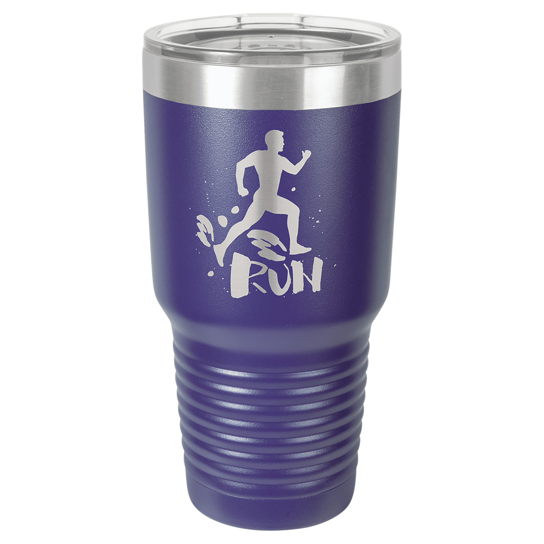 Purple 30 oz. Polar Camel Ringneck Tumbler with Clear Lid