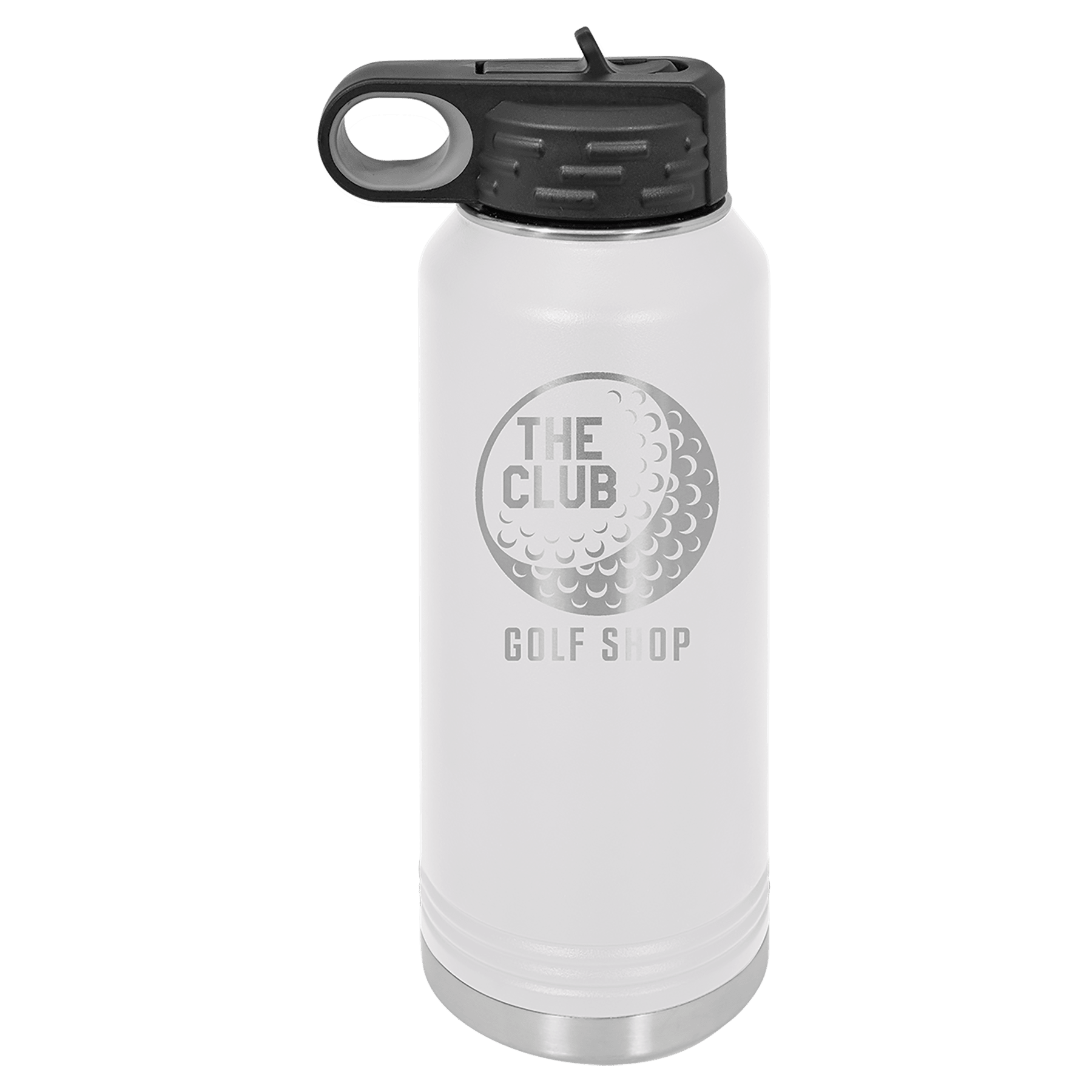 White 32 oz. Polar Camel Powder Coated Water Bottle