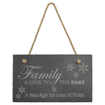 Rectangle Slate Decor with Hanging String