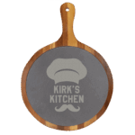 Acacia Wood with Slate Cutting Board