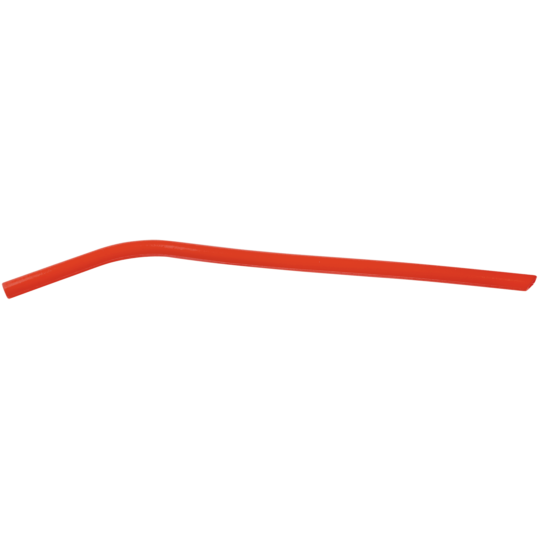 Red Silicone Straw