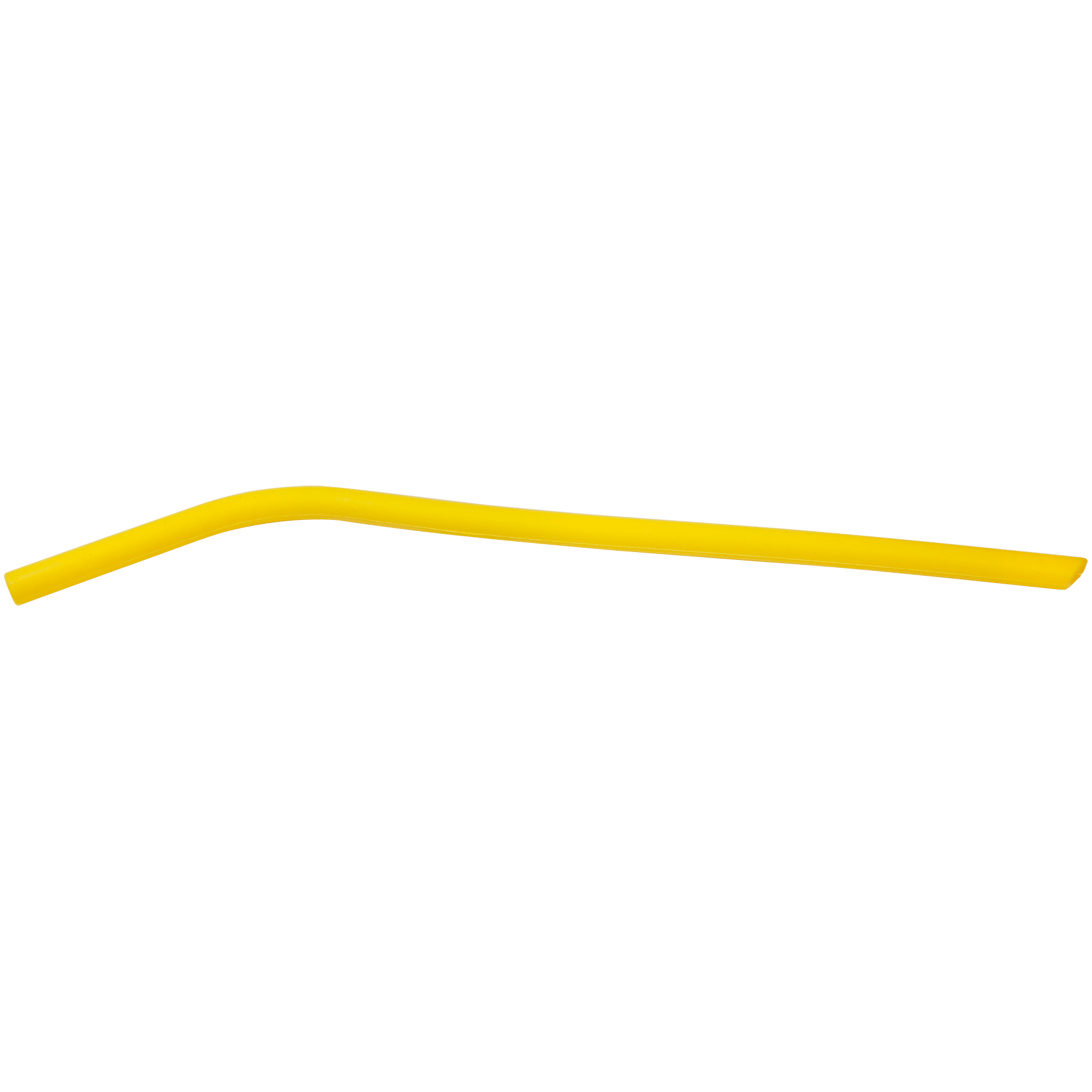 Yellow Silicone Straw
