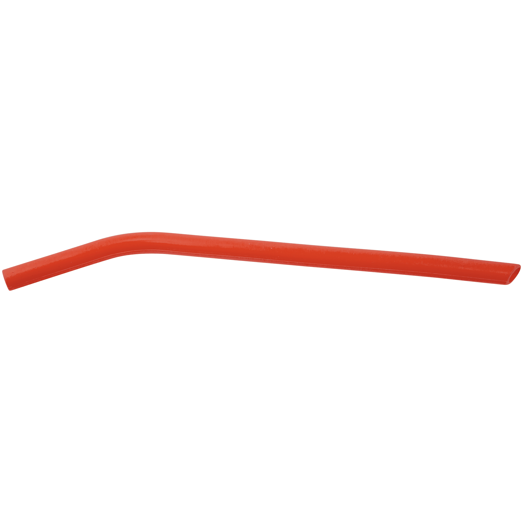 Red Silicone Straw
