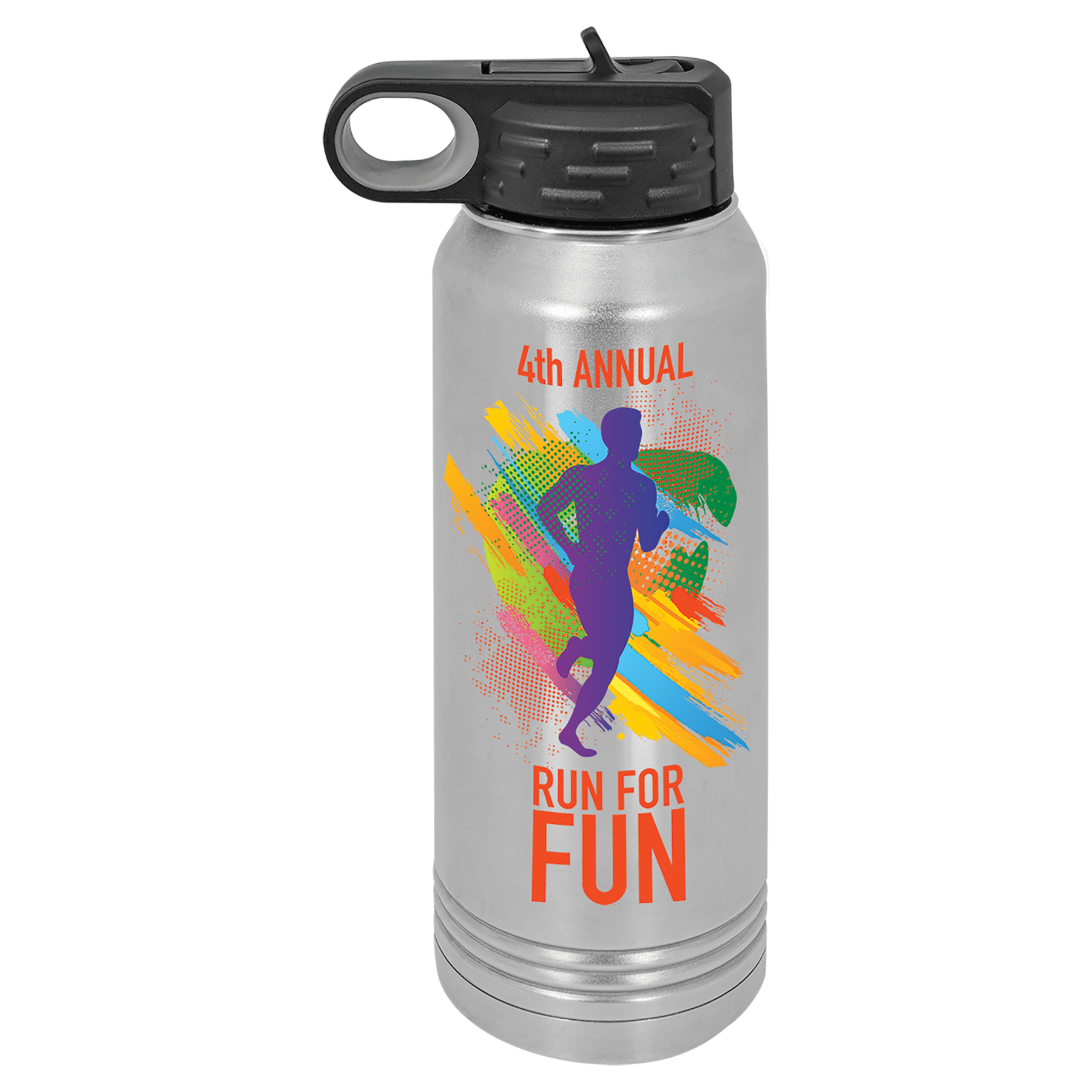 Stainless Steel Full Color Polar Camel 30 oz. Water Bottle with Lid